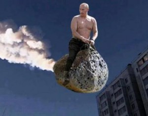 Vladimir Putin demonstrates a new theory