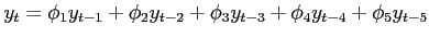 Autoregressive formula